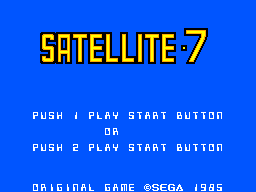 Satellite 7 Title Screen